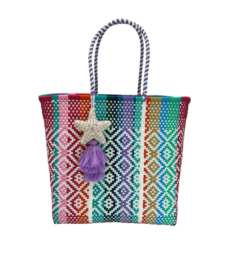 CHISME LIFESTYLE CANASTA WEEKENDER TOTE JUMBO ASSORTED