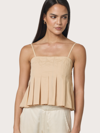 LUSANA MYRA TOP TAN