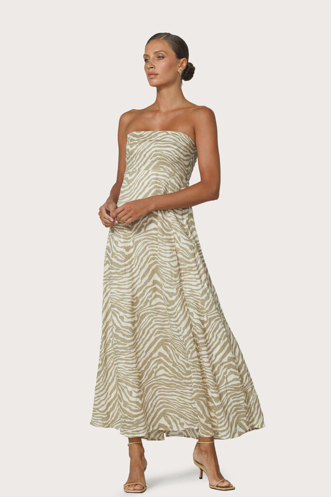 LUSANA ALORA LINEN DRESS MACAN