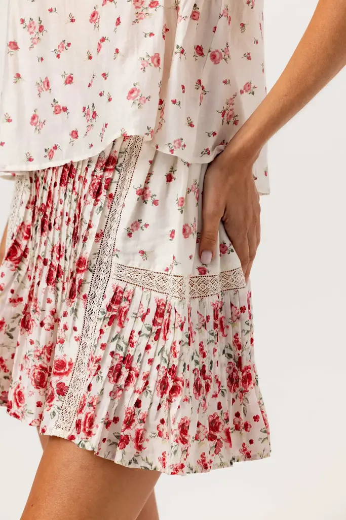 LUSANA CAMARI SKIRT ROSEBUD
