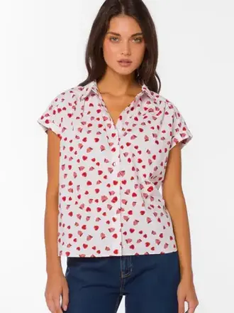 Velvet Heart BABAS STRAWBERRY FIELDS SHIRT