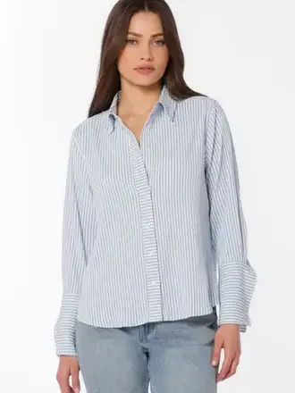 Velvet Heart AMAYA PERI STRIPE SHIRT