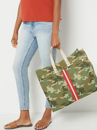 SHORE BAGS BOX TOTE WITH STRAP