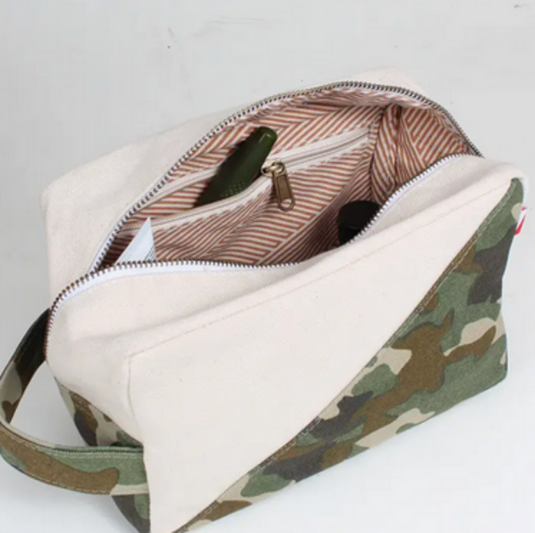 SHORE BAGS Contemporary Travel Accessories Canvas Toiletry Dopp Kit
