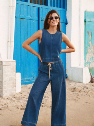 Z SUPPLY DAYCATION DENIM UTILITY PANT