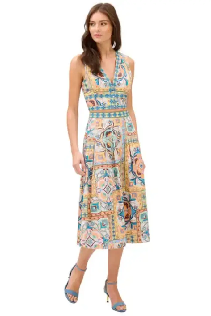 ALLISON NEW YORK MABEL SKIRT SCARF PRINT