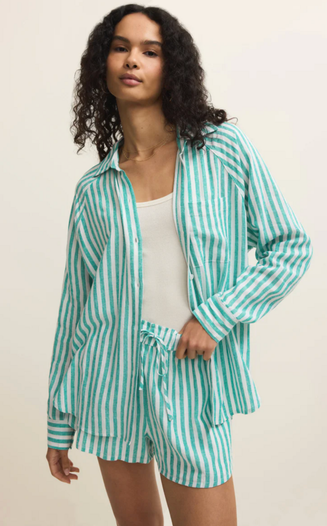 Z SUPPLY THE PERFECT LINEN STRIPED TOP