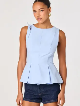 ASTR KALISH TOP BLUE