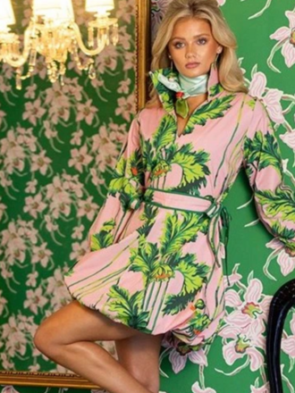 HOUSE OF MBR PINK REGENCY BIRDIE BUBBLE SHORT