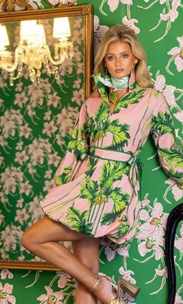 HOUSE OF MBR PINK REGENCY BIRDIE BUBBLE SHORT