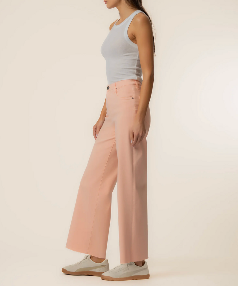 KUT MEG HIGH RISE FAB AB WIDE LEG