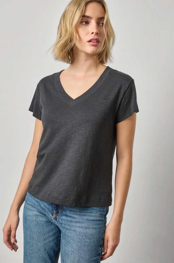 RELAXED SHORT SLEEVE BLACK