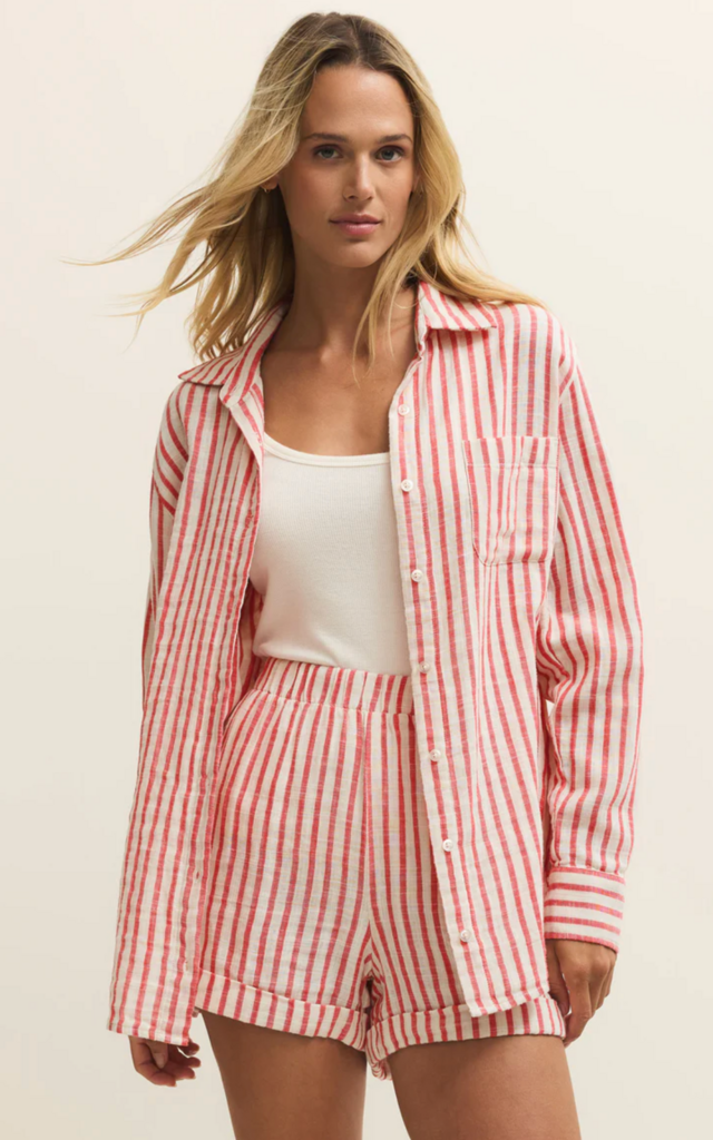 Z SUPPLY SATURDAYS STRIPE SHIRT