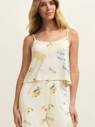 Z SUPPLY MARBELLA CROPPED SILKY JERSEY CAMI