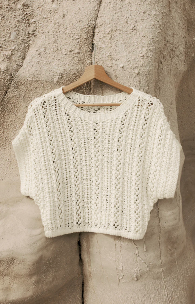 Z SUPPLY BALLAST CROCHET SWEATER TOP