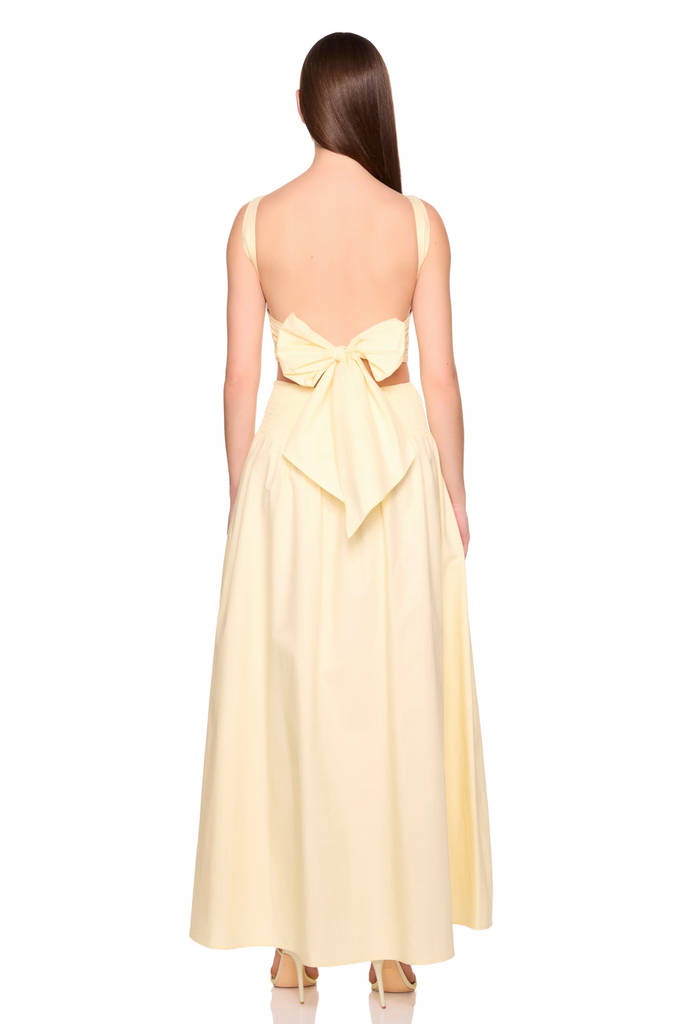 SUSANA MONACO POPLIN DROP WAIST SKIRT