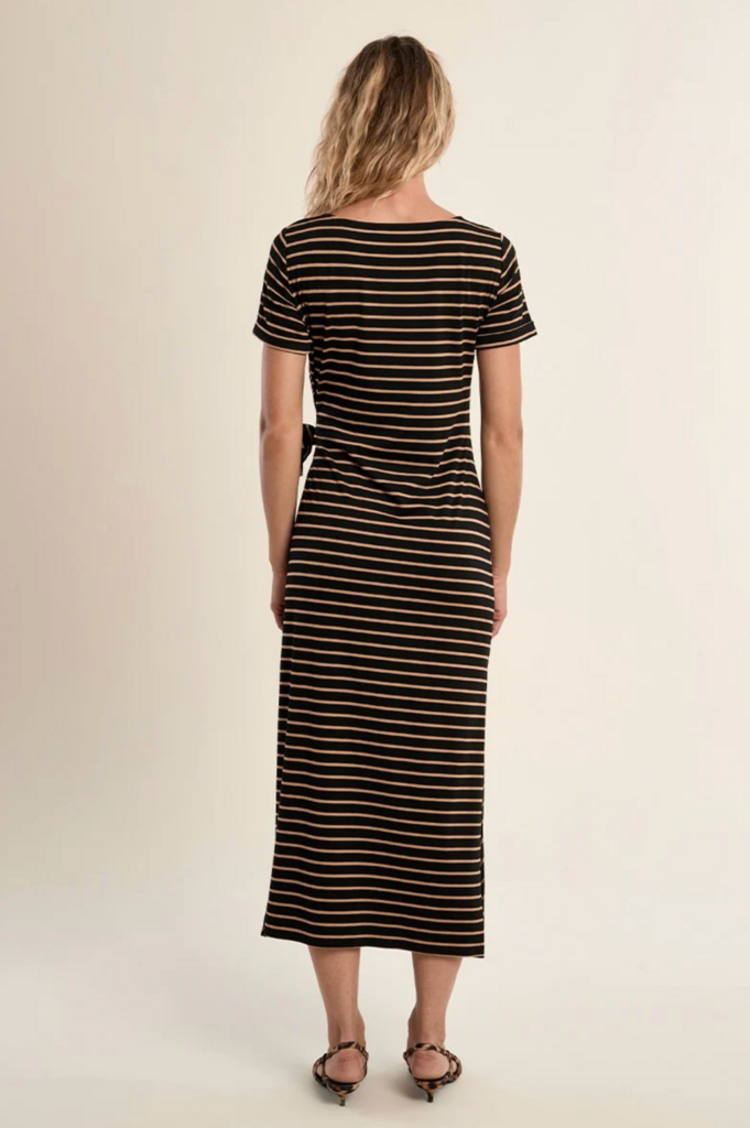 MOLLY BRACKEN LADIES KNITTED DRESS WITH BOW