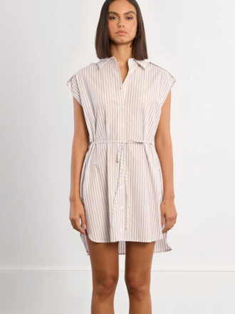 MOLLY BRACKEN LADIES WOVEN TUNIC - MINI DRESS