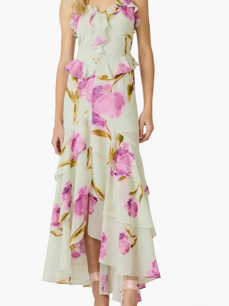 STEVE MADDEN CIARA FLORAL PRINT DRESS