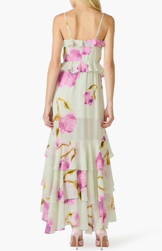 STEVE MADDEN CIARA FLORAL PRINT DRESS