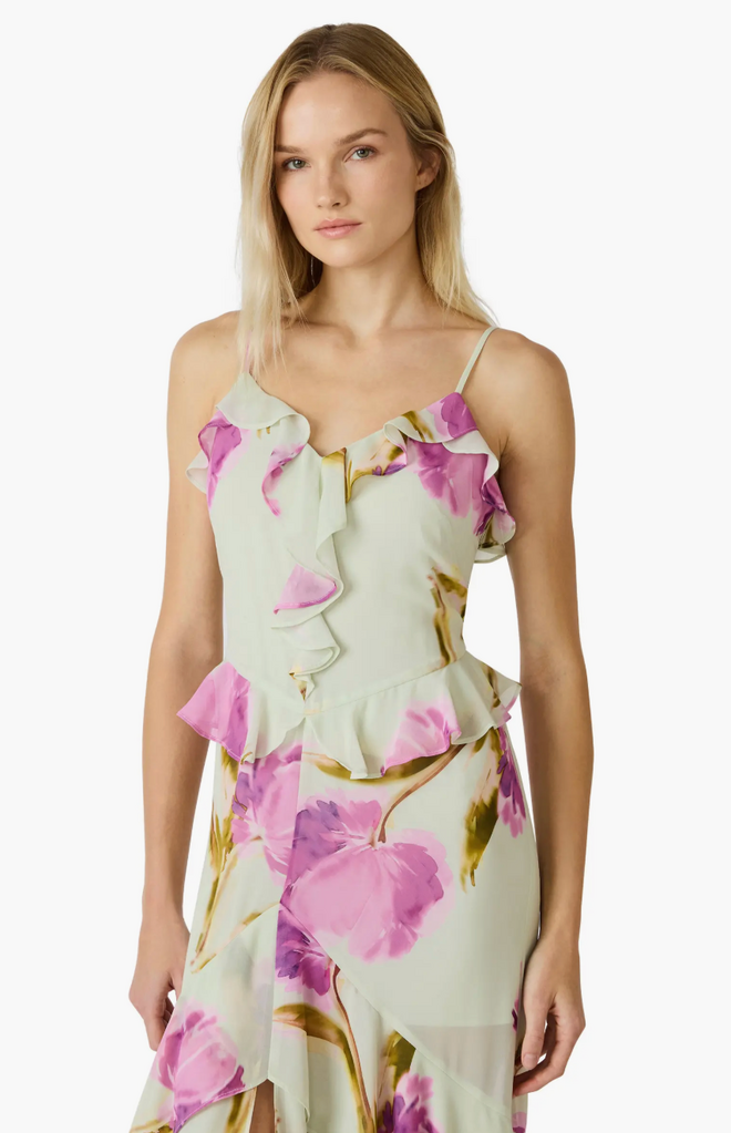 STEVE MADDEN CIARA FLORAL PRINT DRESS