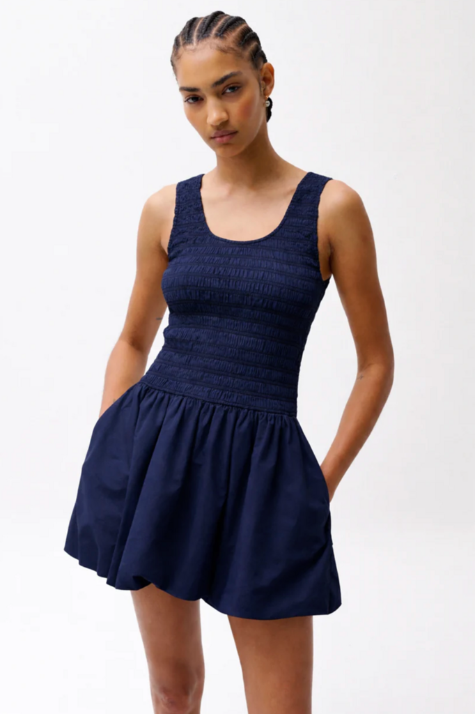 PISTOLA ILONA BUBBLE HEM DRESS