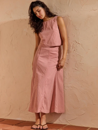 MINKPINK PALOMA PANELLED MAXI SKIRT