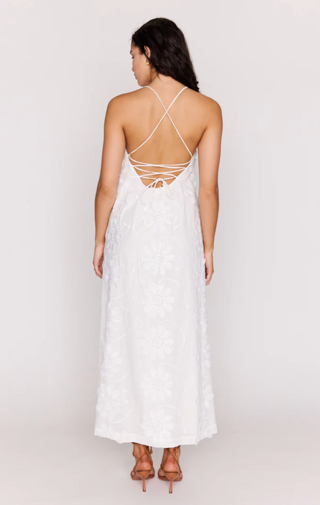 MINKPINK ALESSIA LACE BACK MAXI DRESS