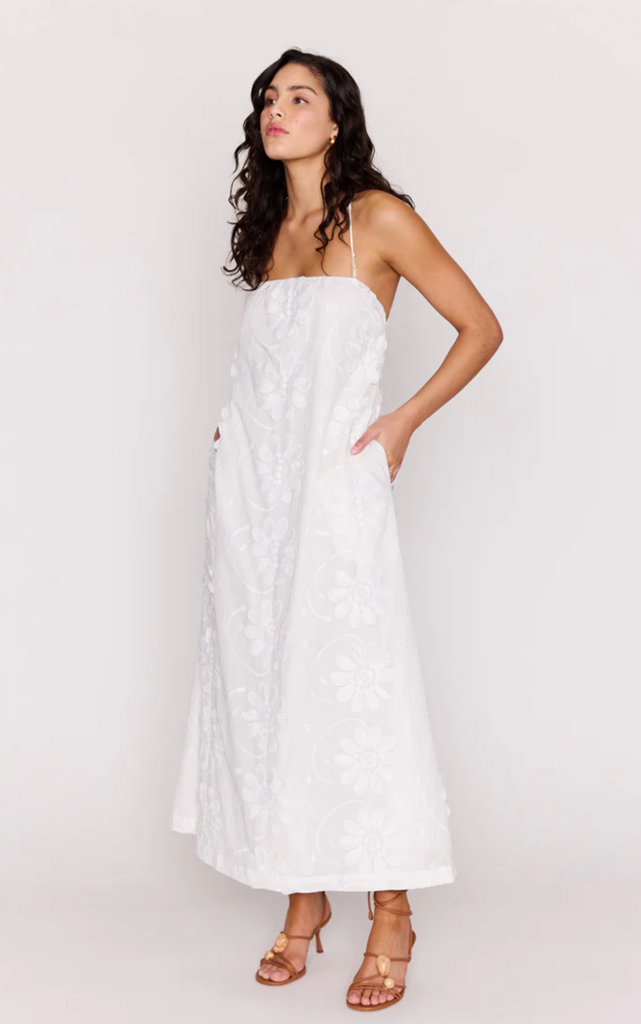 MINKPINK ALESSIA LACE BACK MAXI DRESS