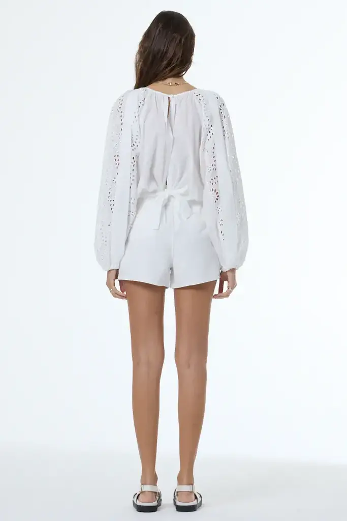 YOUNG FABULOUS & BROKE FLORENTINA TOP BONE