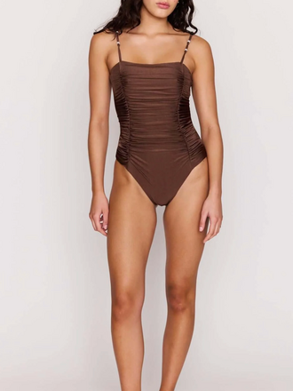 MINKPINK SIENNA RUCHED ONE PIECE