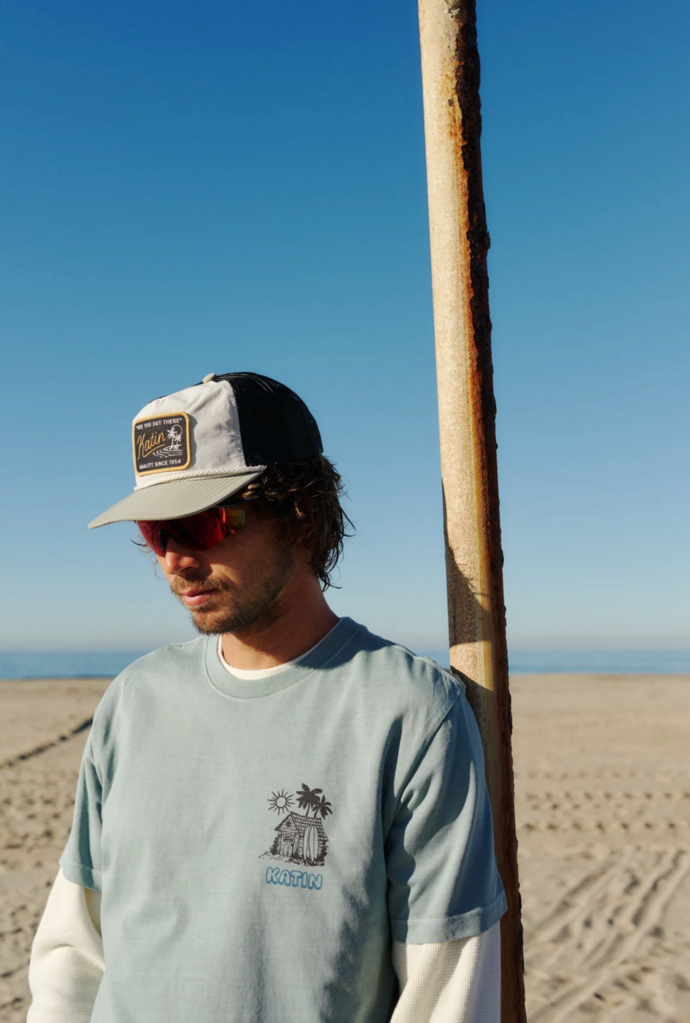 KATIN RIPPLE TRUCKER HAT - SEA GRAY