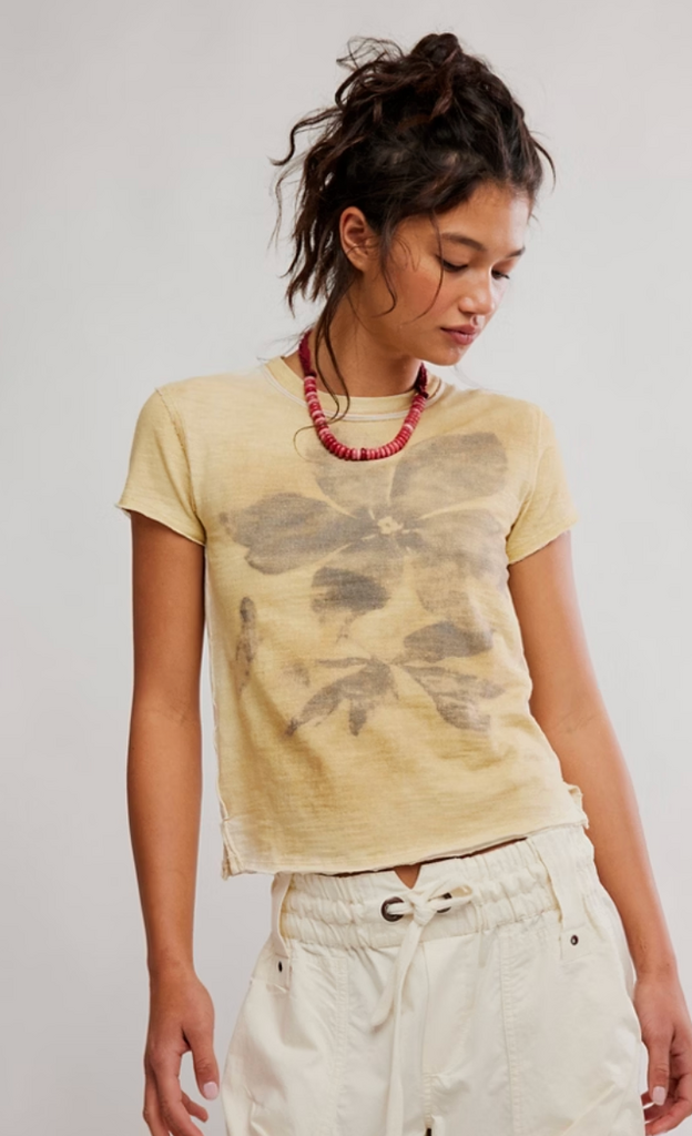 WALL FLOWER TEE WASHED TEE COMBO