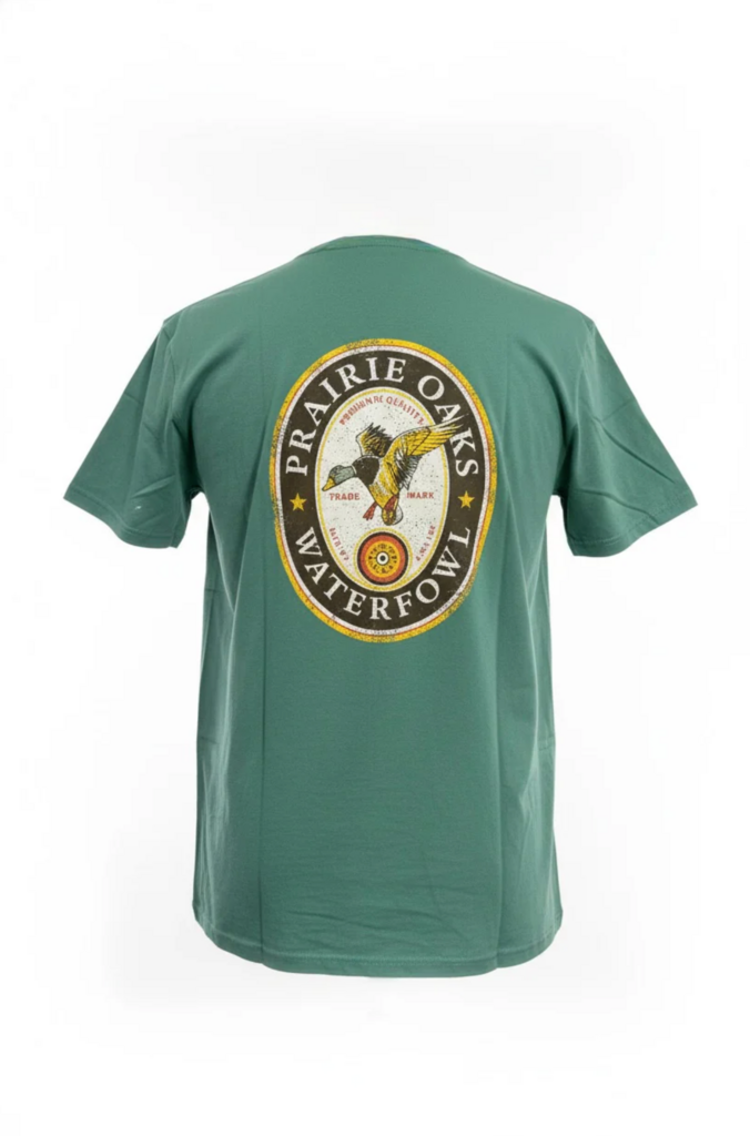 PRARIE OAKS BEER LABEL SHORT SLEEVE
