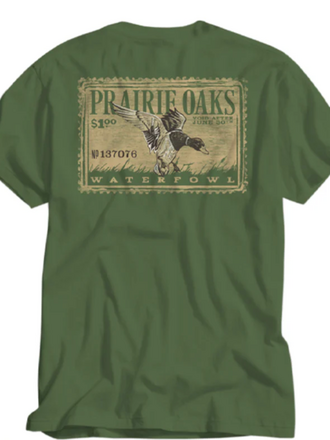 PRARIE OAKS VINTAGE DUCK STAMP SHORT SLEEVE