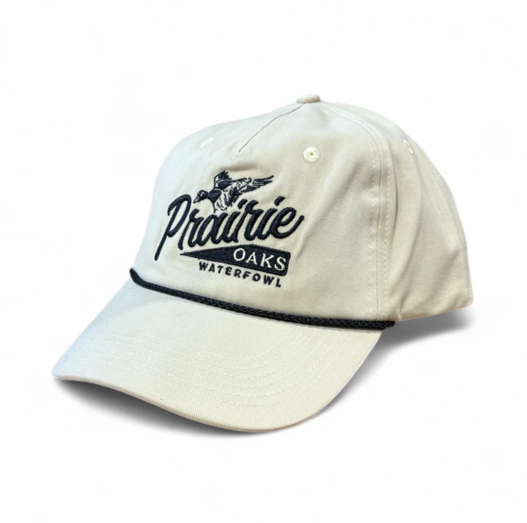 PRARIE OAKS BLACK ROPE HAT