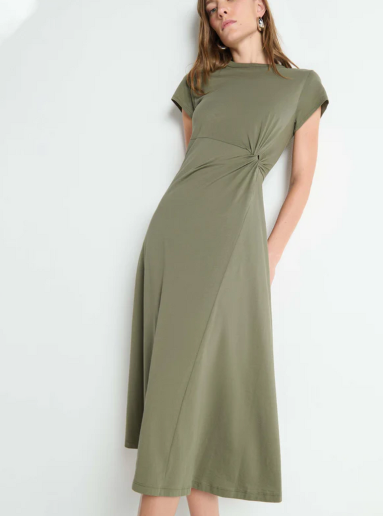 NATION LTD FRIDA TWIST MIDI DRESS