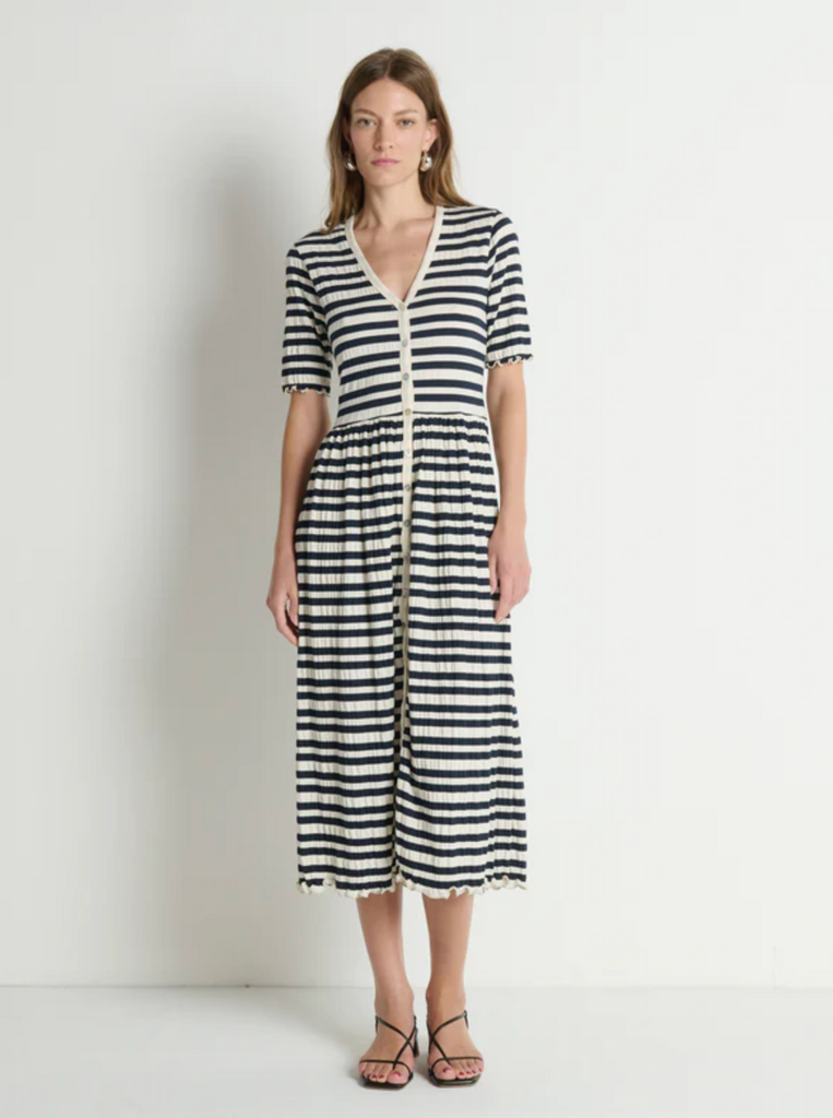 NATION LTD CLAUDINE MIDI DRESS