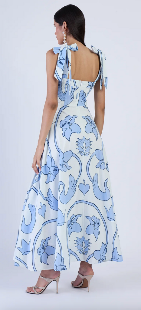 BEYOND BY VERA PEARL DRESS MONACO CELESTE