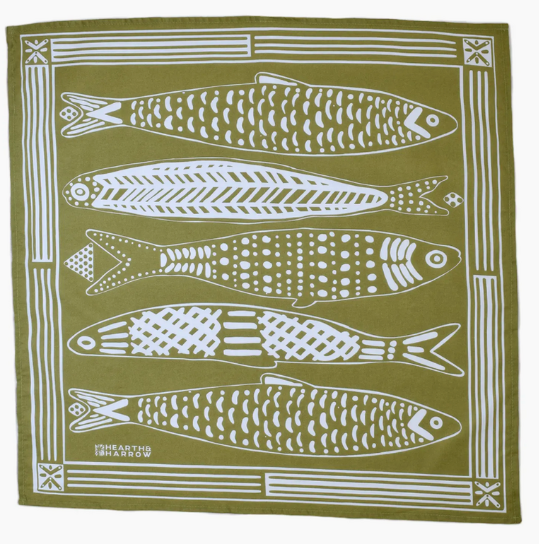 HEARTH AND HARROW SARDINE BANDANA