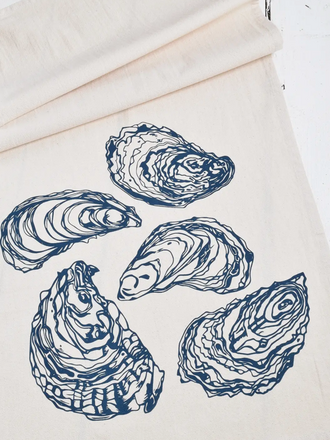 HEARTH AND HARROW OYSTER TEA TOWEL