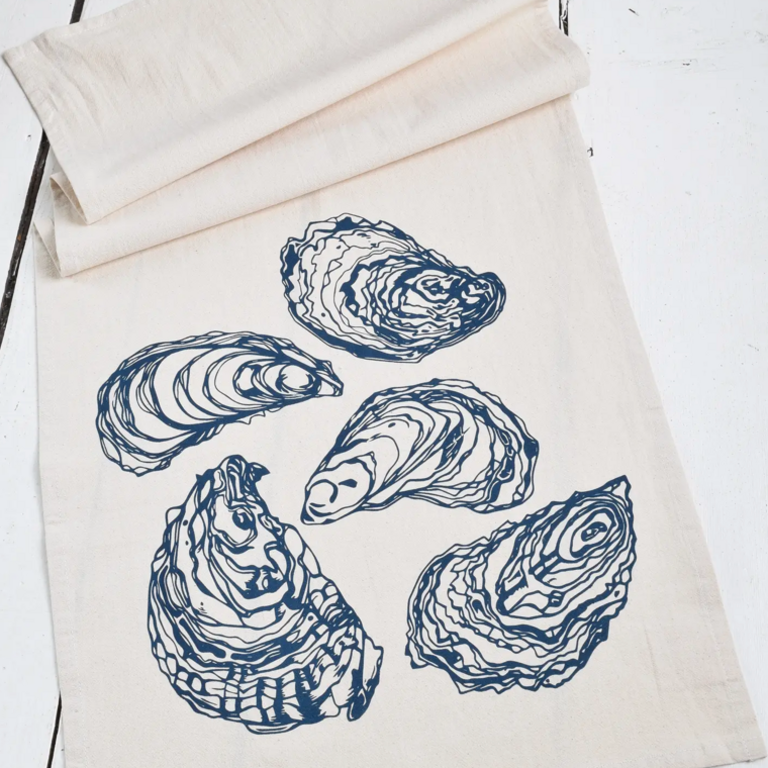 HEARTH AND HARROW OYSTER TEA TOWEL
