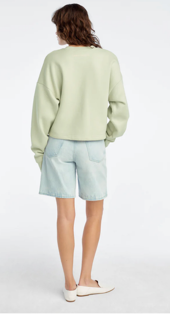 FAVORITE DAUGHTER THE CROPPED MOMS FAVORITE SWEATSHIRT