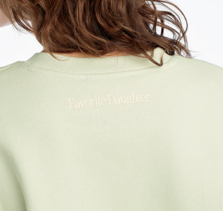 FAVORITE DAUGHTER THE CROPPED MOMS FAVORITE SWEATSHIRT