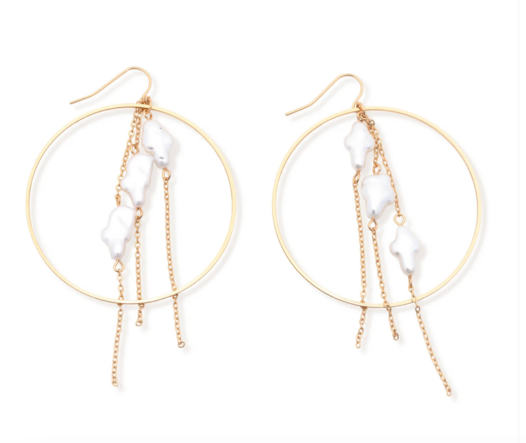 LESLIE CURTIS JADA EARRINGS 2"