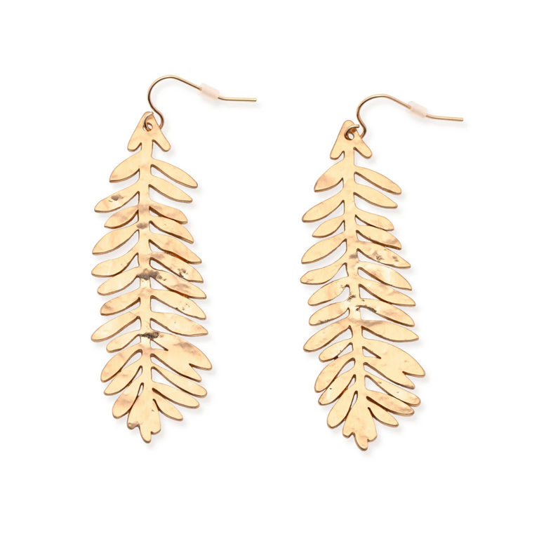 LESLIE CURTIS PALMER EARRINGS