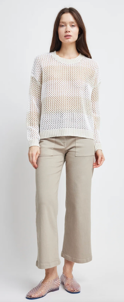 ALANNA L/S FISHNET SWEATER