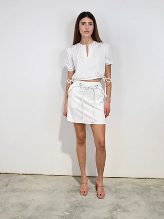 NEVER A WALLFLOWER FLORENTINE SHORT SKIRT