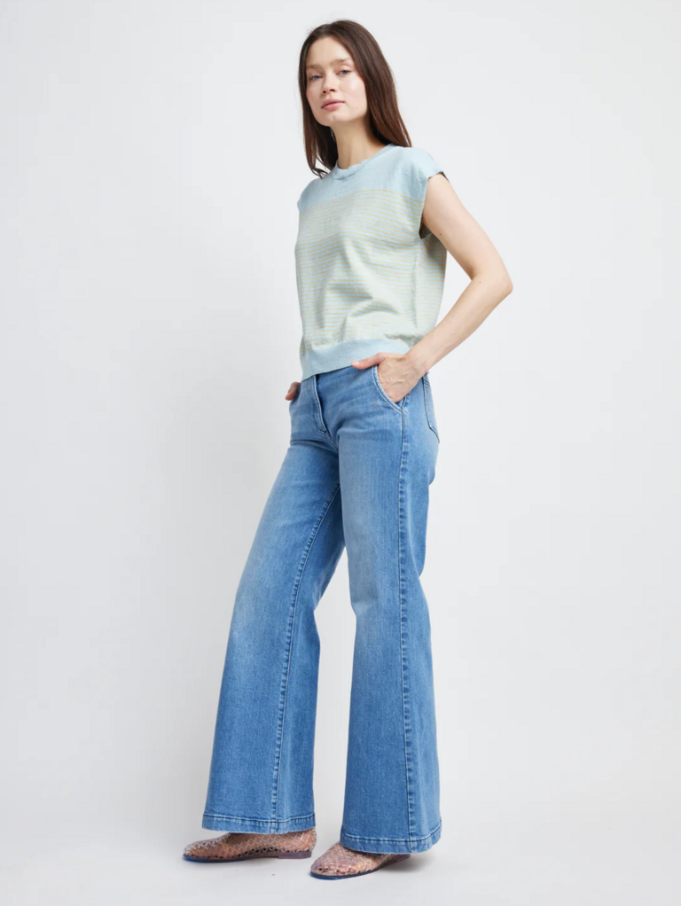 AMY CREW CAP SWEATER TEE