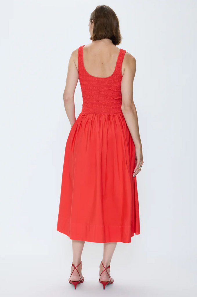 PISTOLA ALESSIA SMOCKED DROP WAIST DRESS